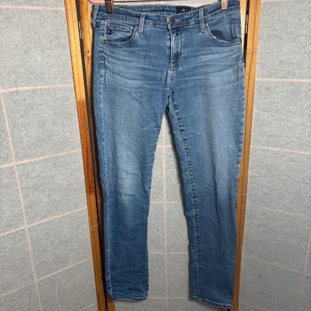 Adriano Goldschmidt The Stilt Women's 28R Cigarette Leg Skinny Jeans Light‎ Wash